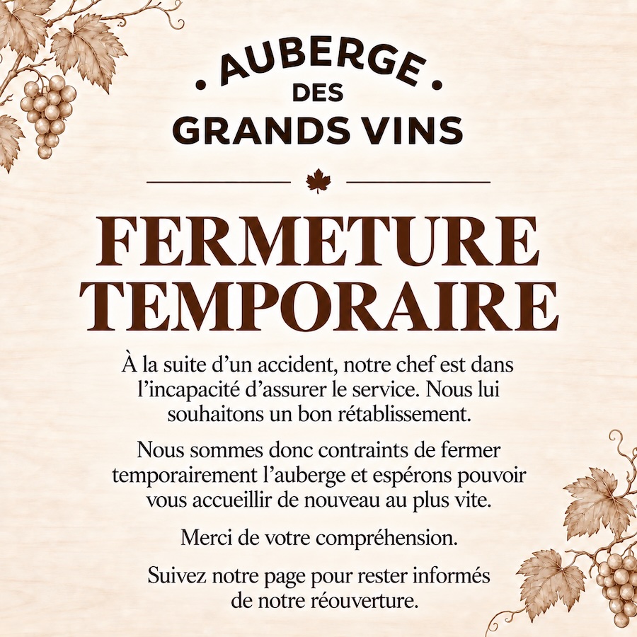 Auberge des grands vins